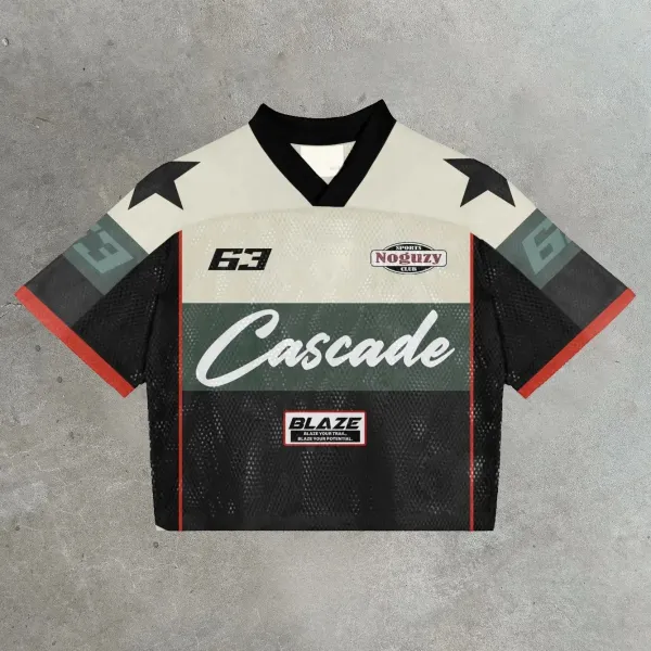 NGZ Sport Team 53 Racing Jersey Black-Red-White - 42