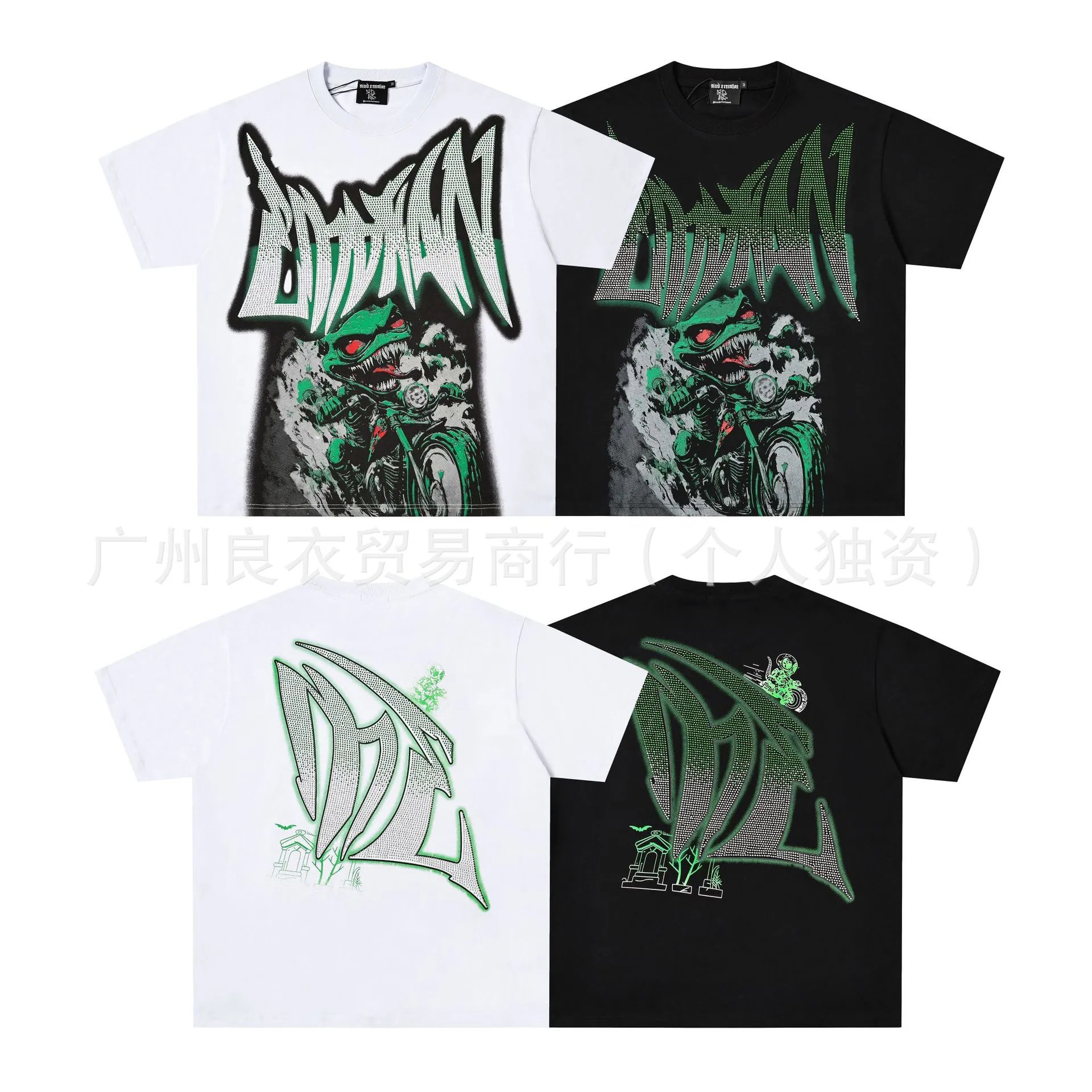Design Angel Jet Ski Black T-Shirt - 20
