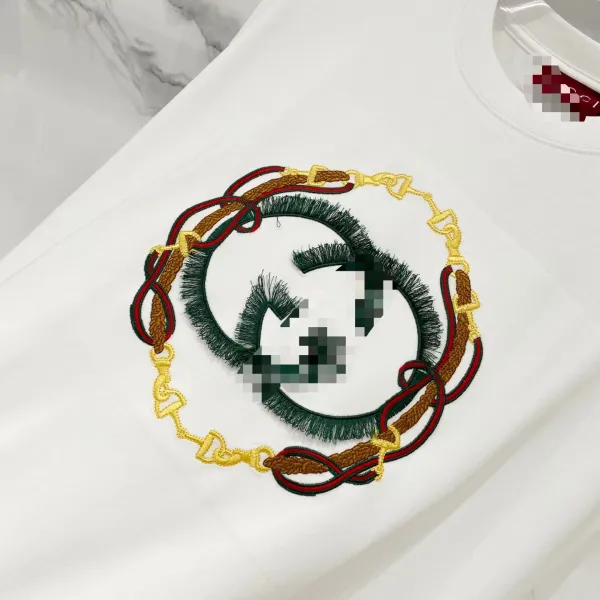 Gucci Floral GG Logo Print Cream T-Shirt - 15