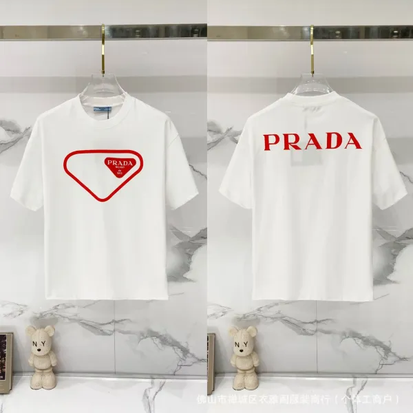 Prada Pocket Detail T-Shirt White - 8
