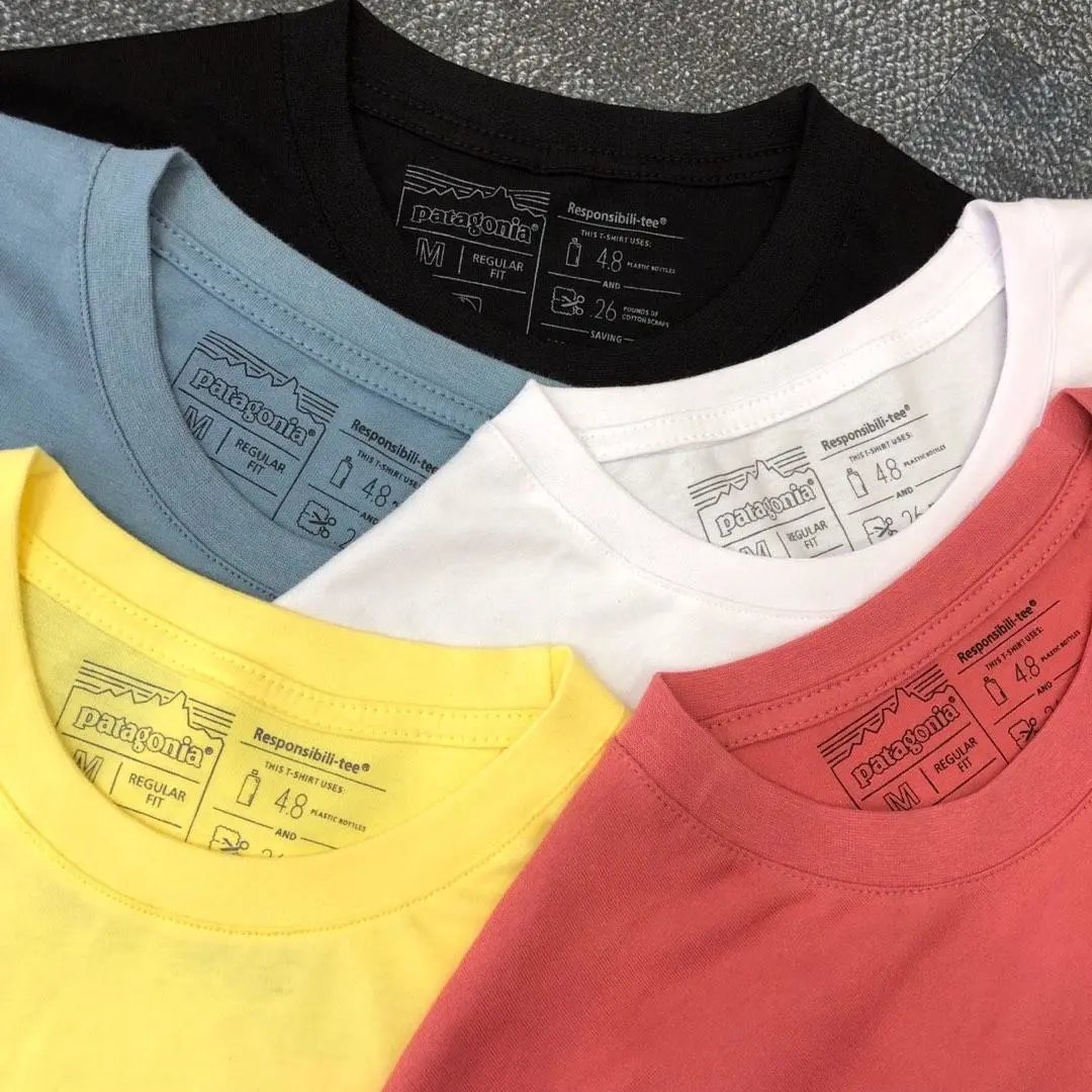 Patagonia P-6 Logo Responsibili-Tee Navy T-Shirt - 10