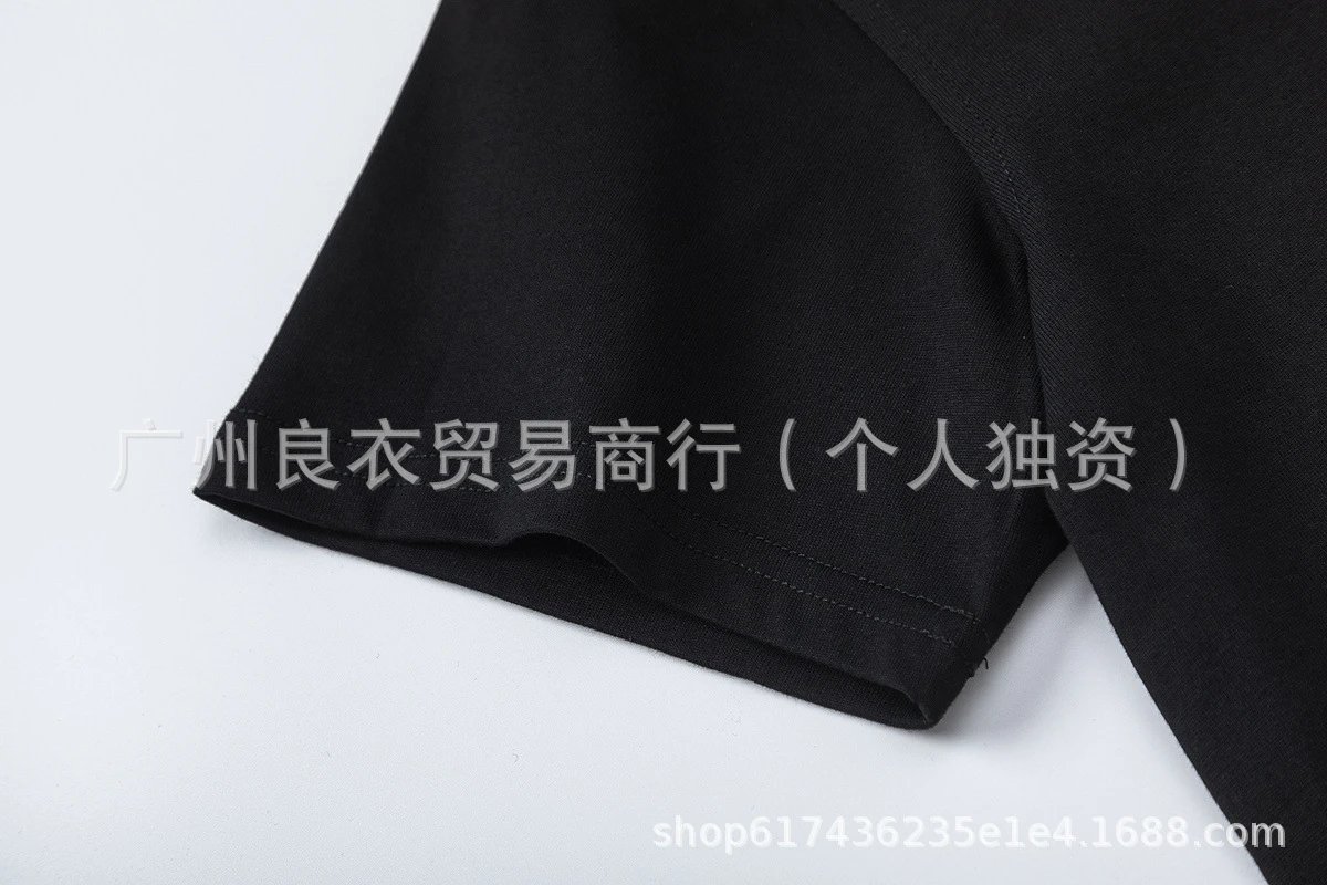 Design Graphic Print Black Oversized T-Shirt - 8