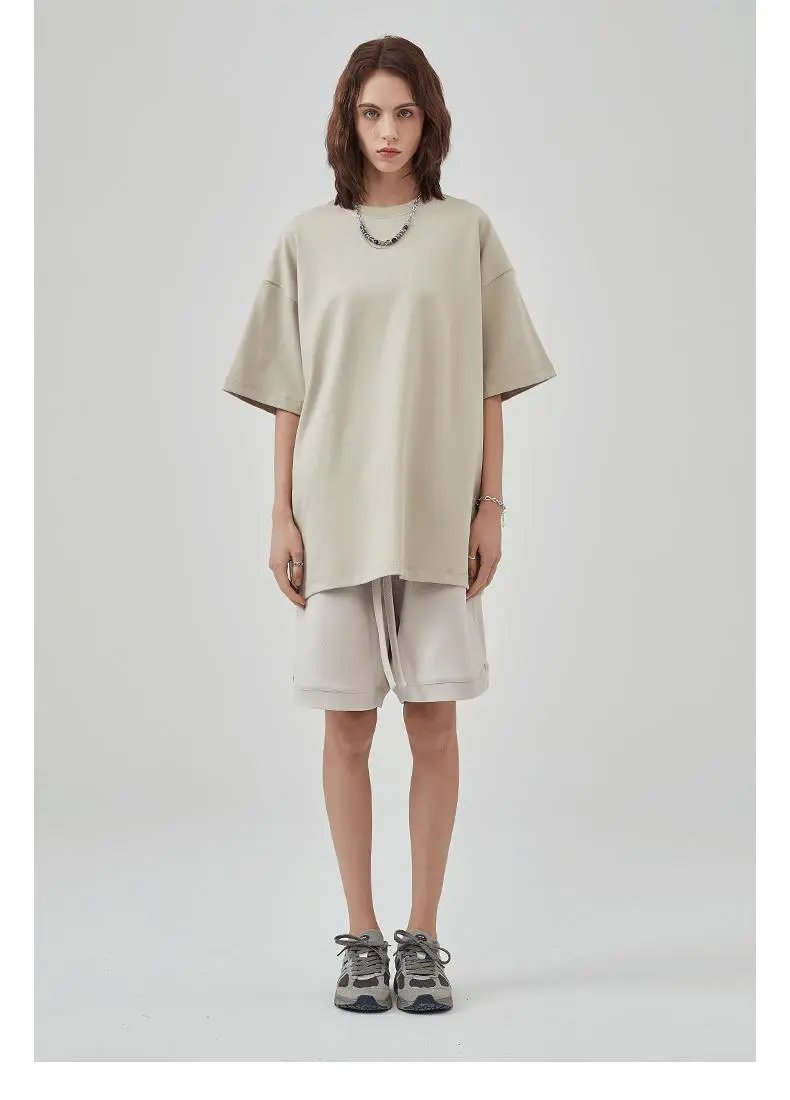 Arte Artie Master 385G Pure Cotton Oversized T-Shirt Dark Gray T-Shirts - 38