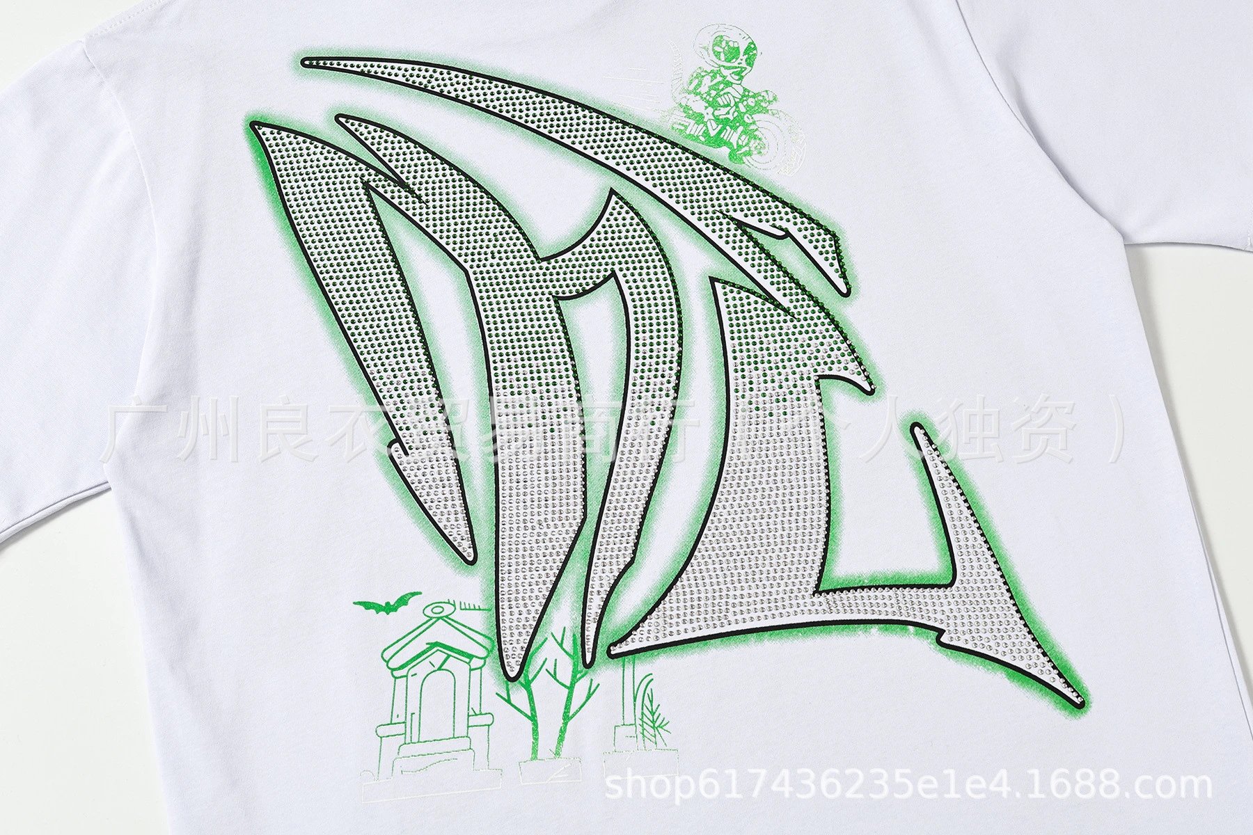 Design Angel Jet Ski Black T-Shirt - 10