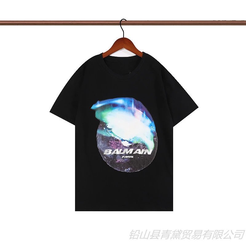 Balmain Logo Graphic Black T-Shirt - 10