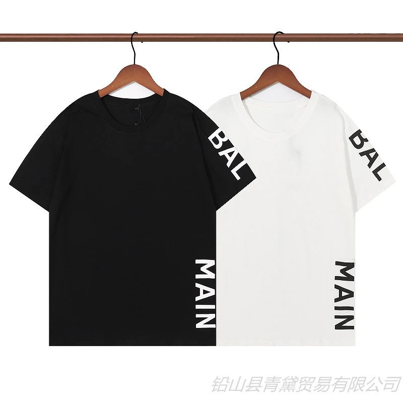 Balmain Logo Graphic Black T-Shirt - 21