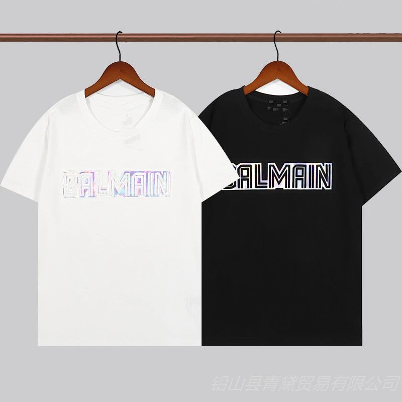 Balmain Logo Graphic Black T-Shirt - 31