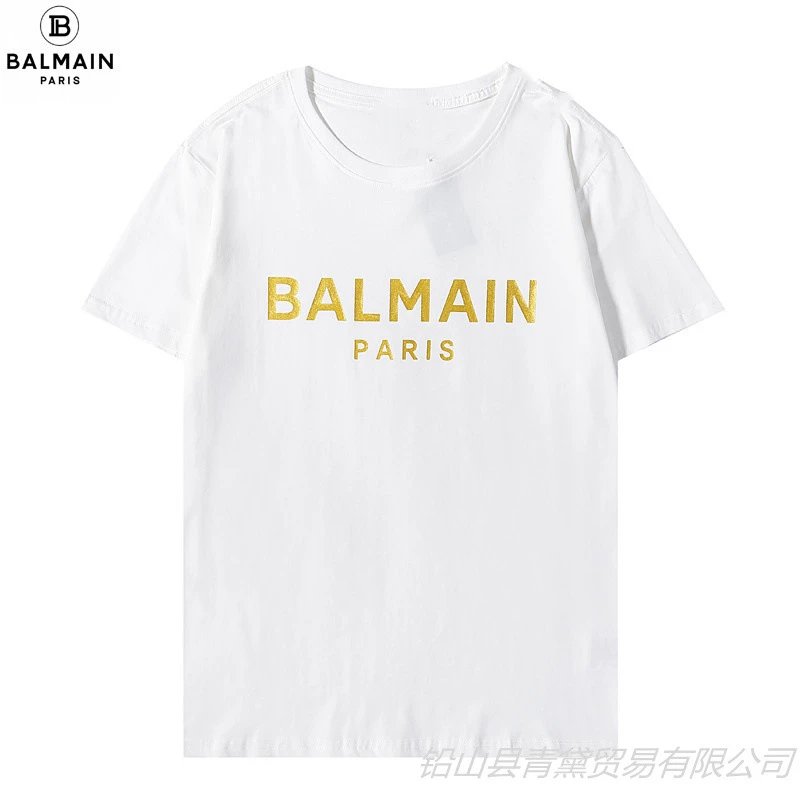 Balmain Logo Graphic Black T-Shirt - 41