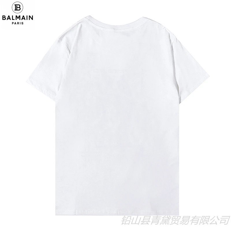 Balmain Logo Graphic Black T-Shirt - 42