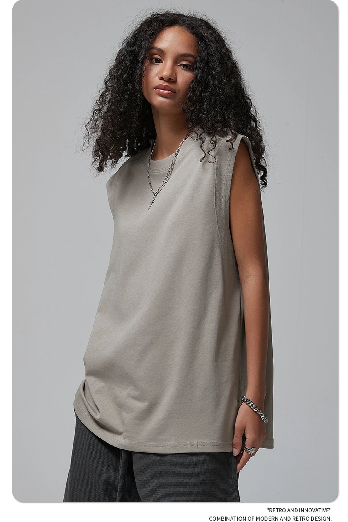Arte Artie Master 190G Cotton Sleeveless Vest White Vest Top - 24