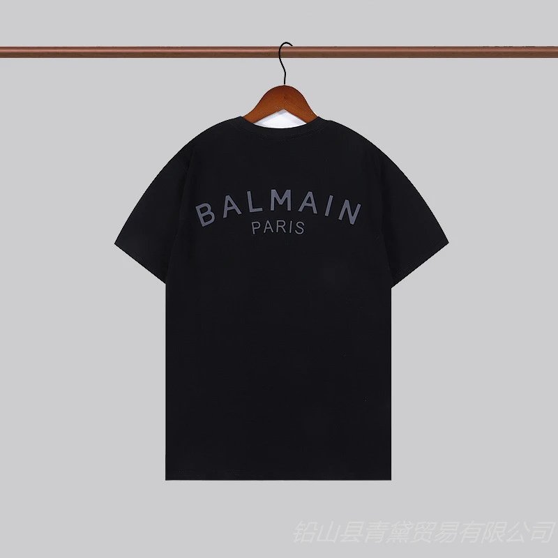 Balmain Logo Graphic Black T-Shirt - 15