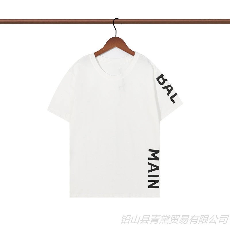 Balmain Logo Graphic Black T-Shirt - 22