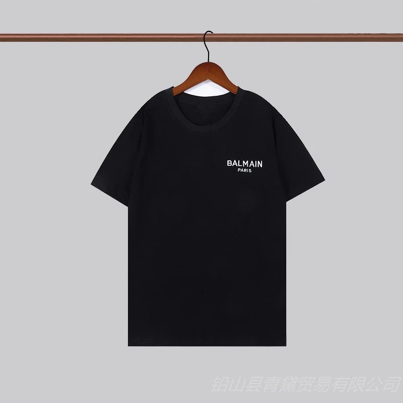 Balmain Logo Graphic Black T-Shirt - 37