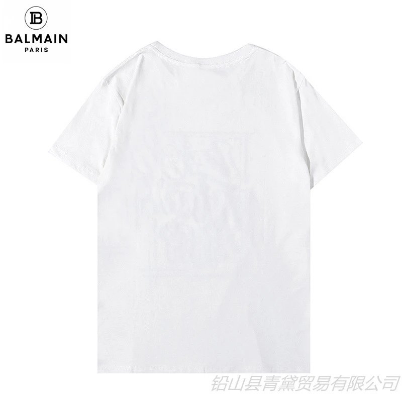 Balmain Logo Graphic Black T-Shirt - 45