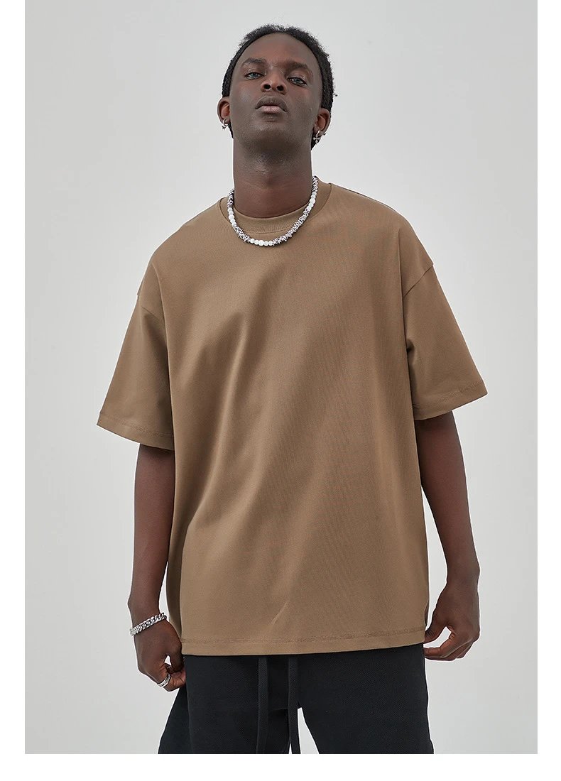 Arte Artie Master 385G Pure Cotton Oversized T-Shirt Dark Gray T-Shirts - 26
