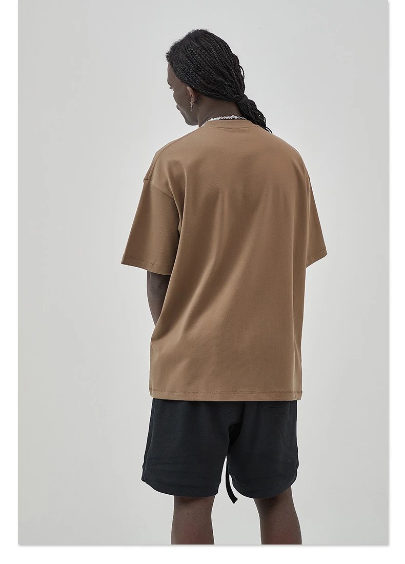 Arte Artie Master 385G Pure Cotton Oversized T-Shirt Dark Gray T-Shirts - 27