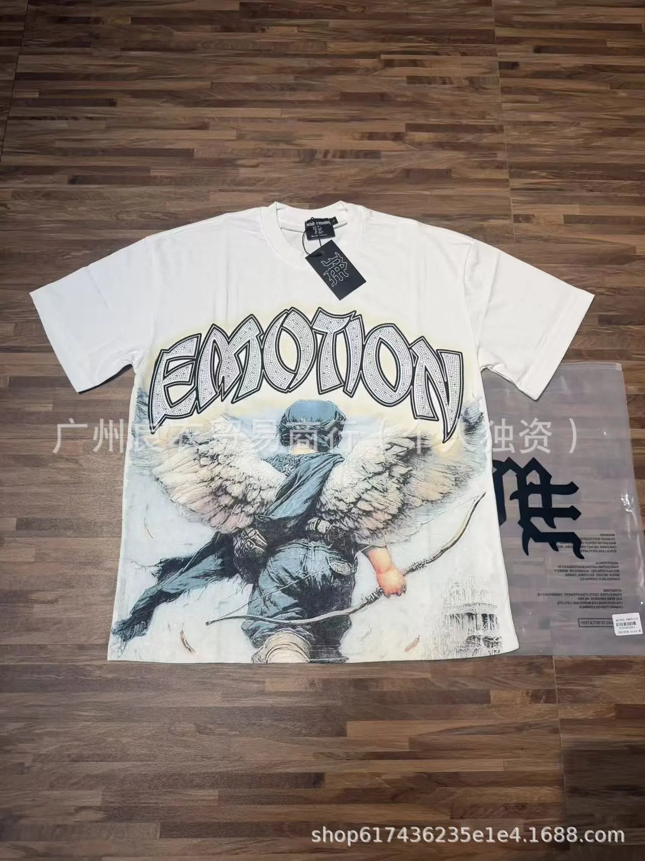 Design Emotion Graphic Print White T-Shirt T-Shirts - 8
