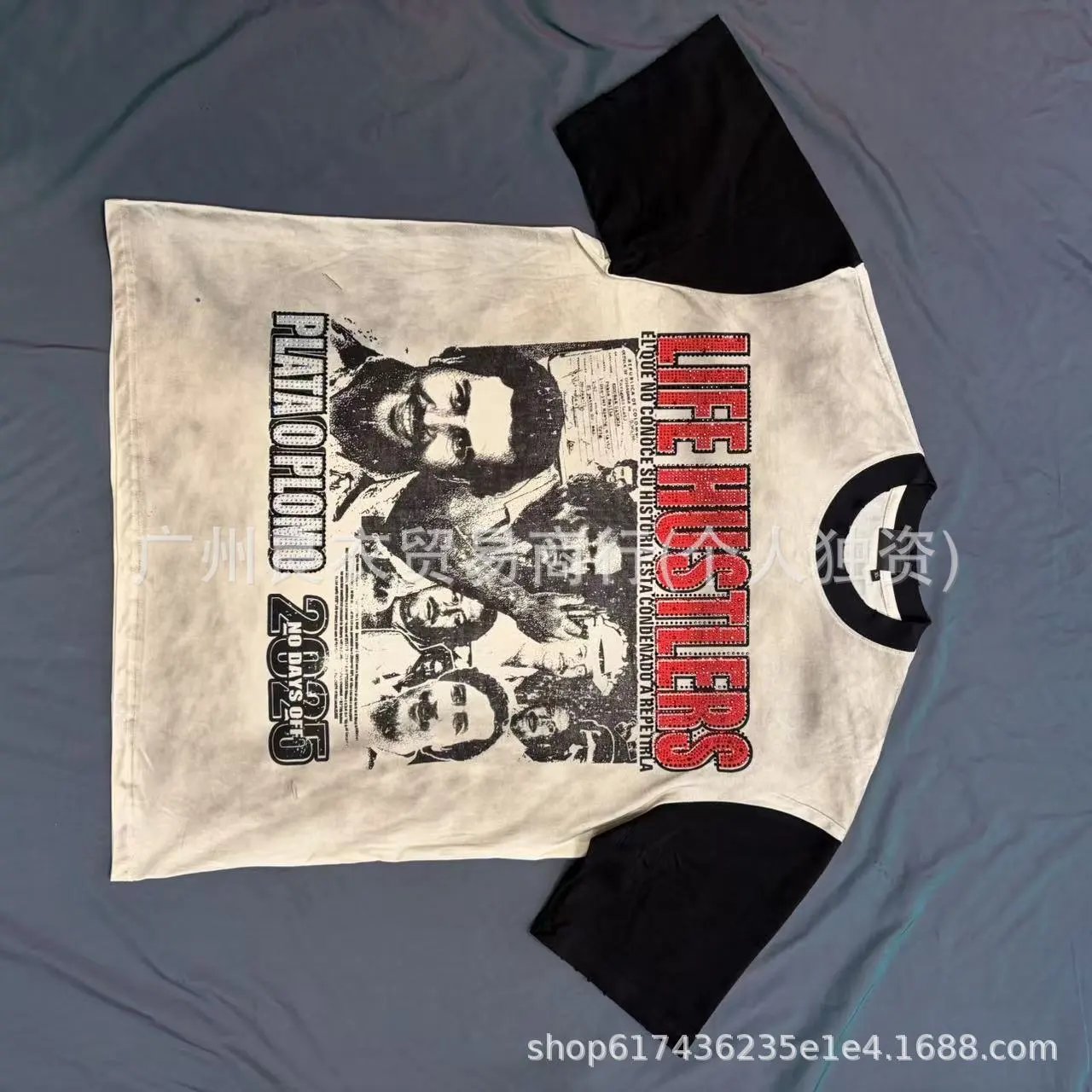 Hellstar Life Hustlers Skull Graphic Black T-Shirt - 8