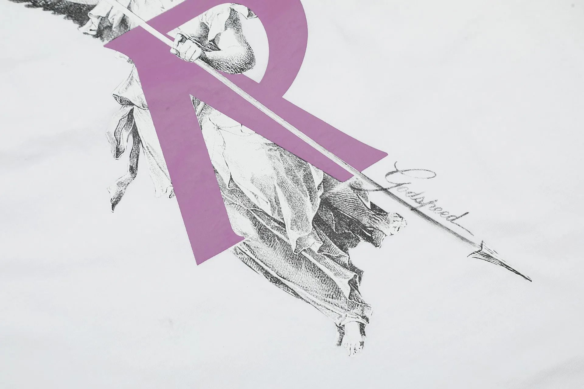 Represent Angel R Logo White T-Shirt - 30