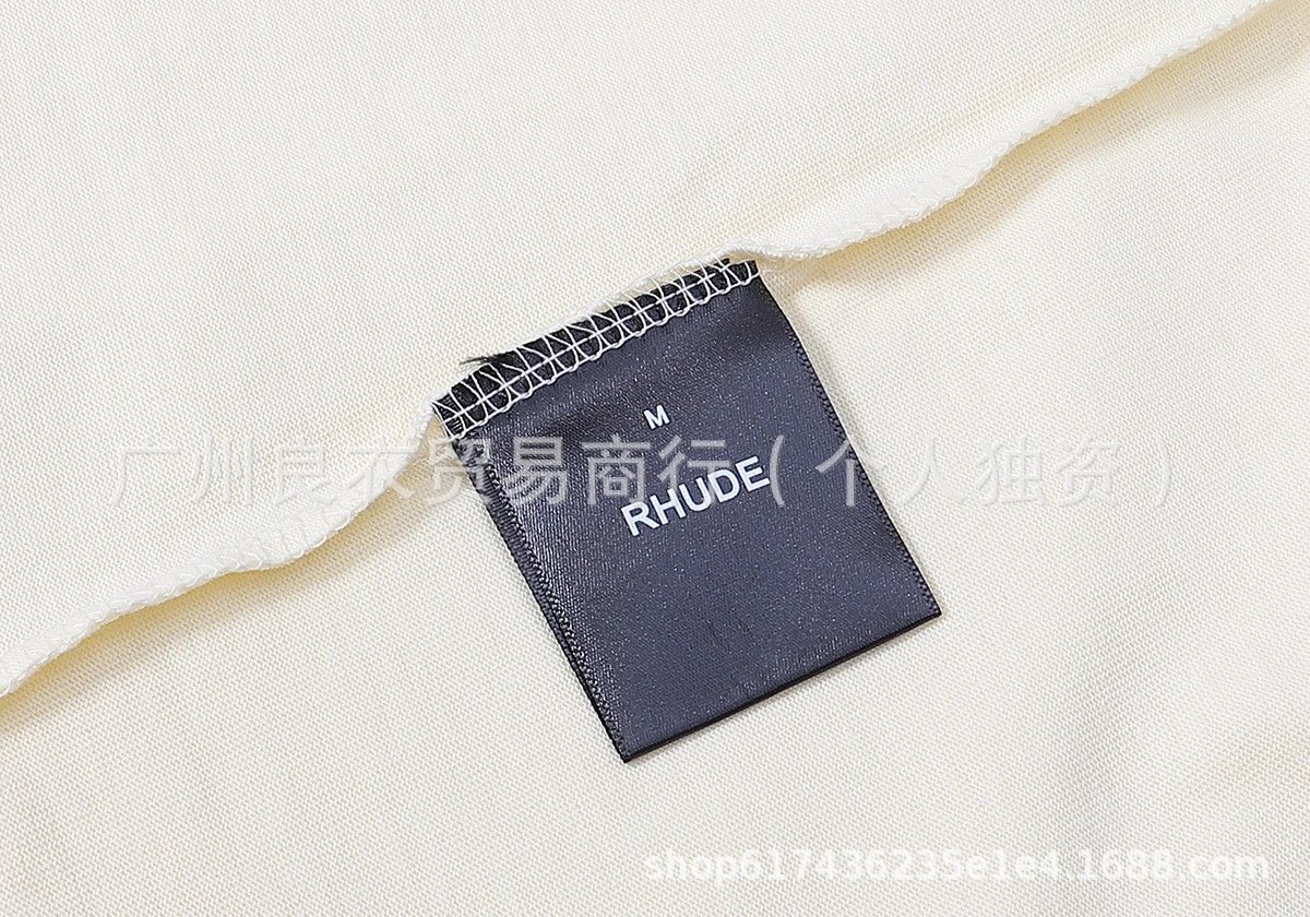 Rhude Cotswolds Crest Beige T-Shirt - 4