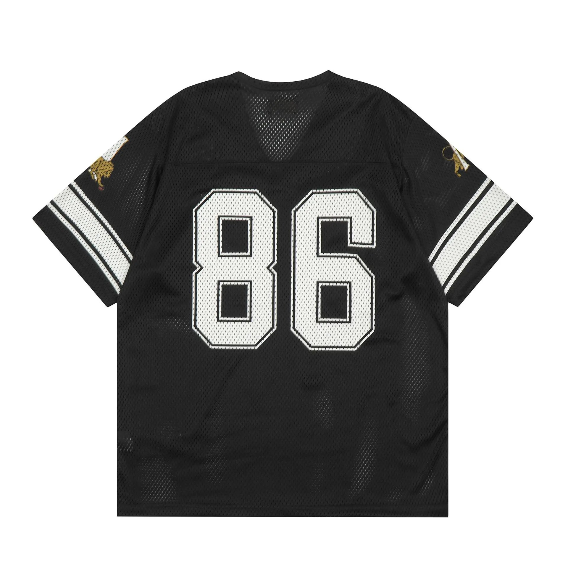 Design Checkerboard Print Soccer Jersey Peach - 11