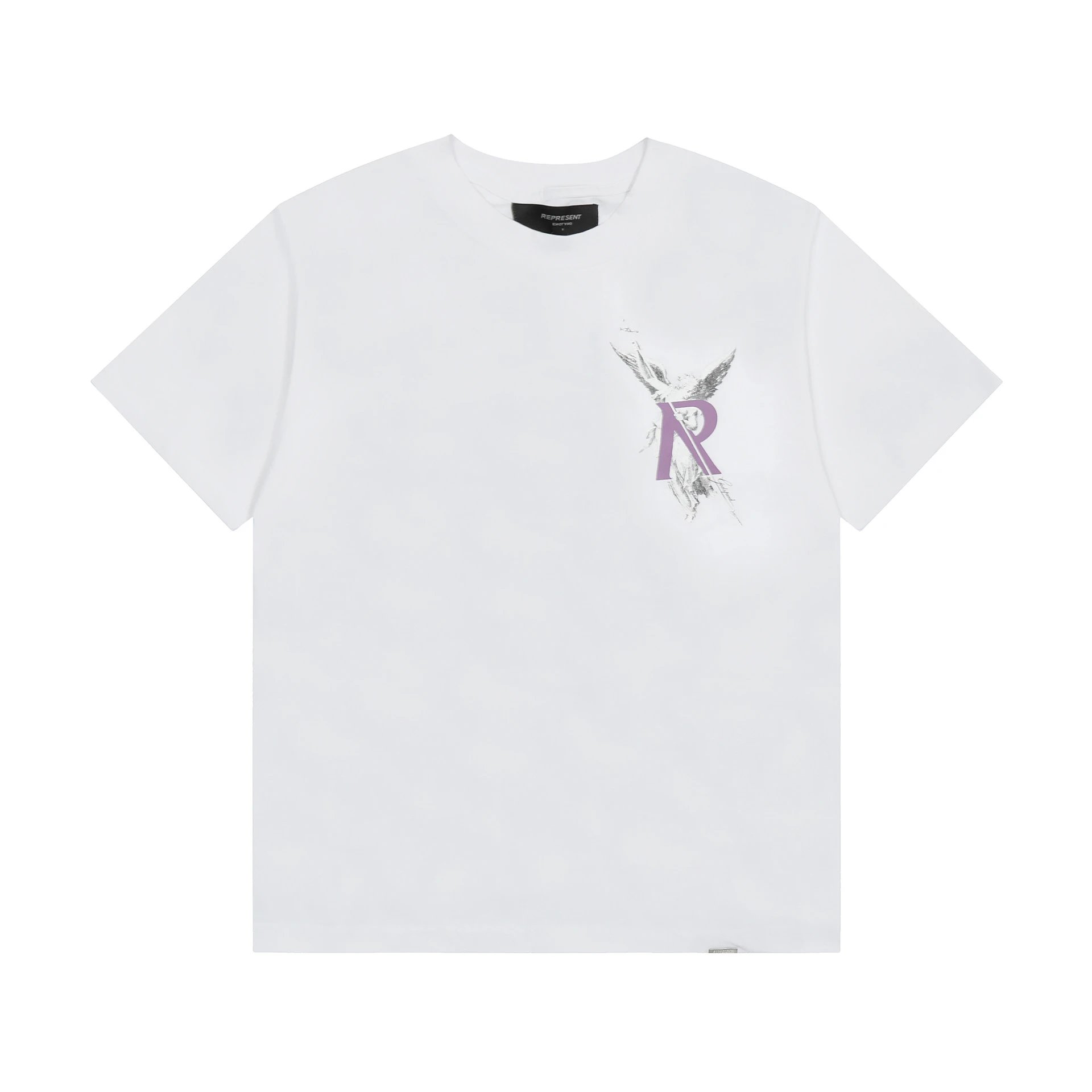 Represent Angel R Logo White T-Shirt - 16