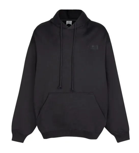 Design 'I'm Not Doing Shit Today' Distressed Black Hoodie - 84