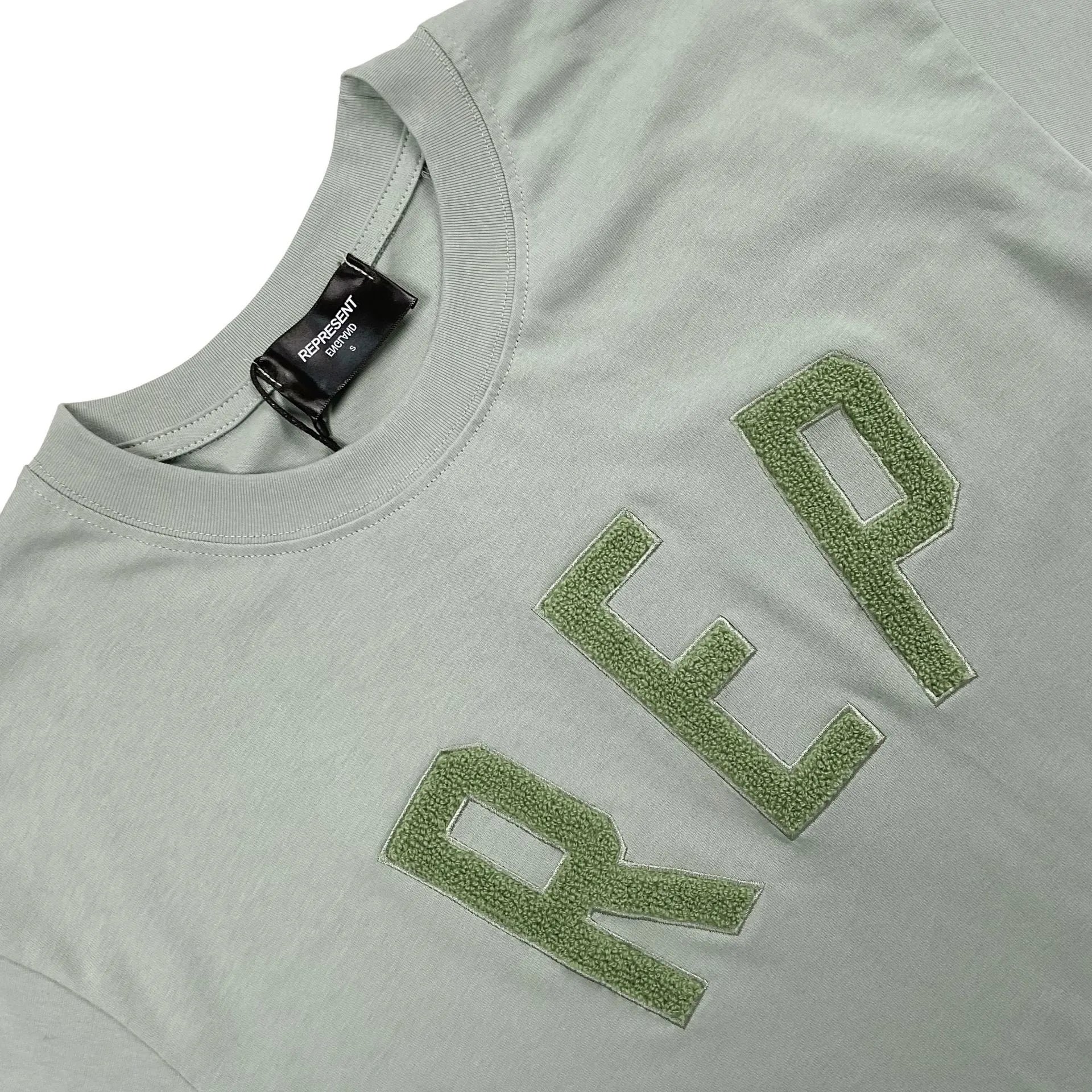 Represent REP Logo Shorts Sage Green - 42