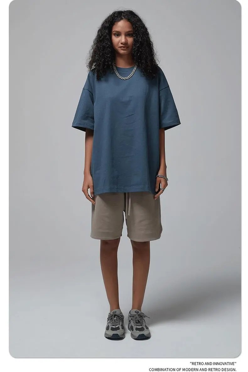 Arte Artie Master 385G Pure Cotton Oversized T-Shirt Dark Gray T-Shirts - 61