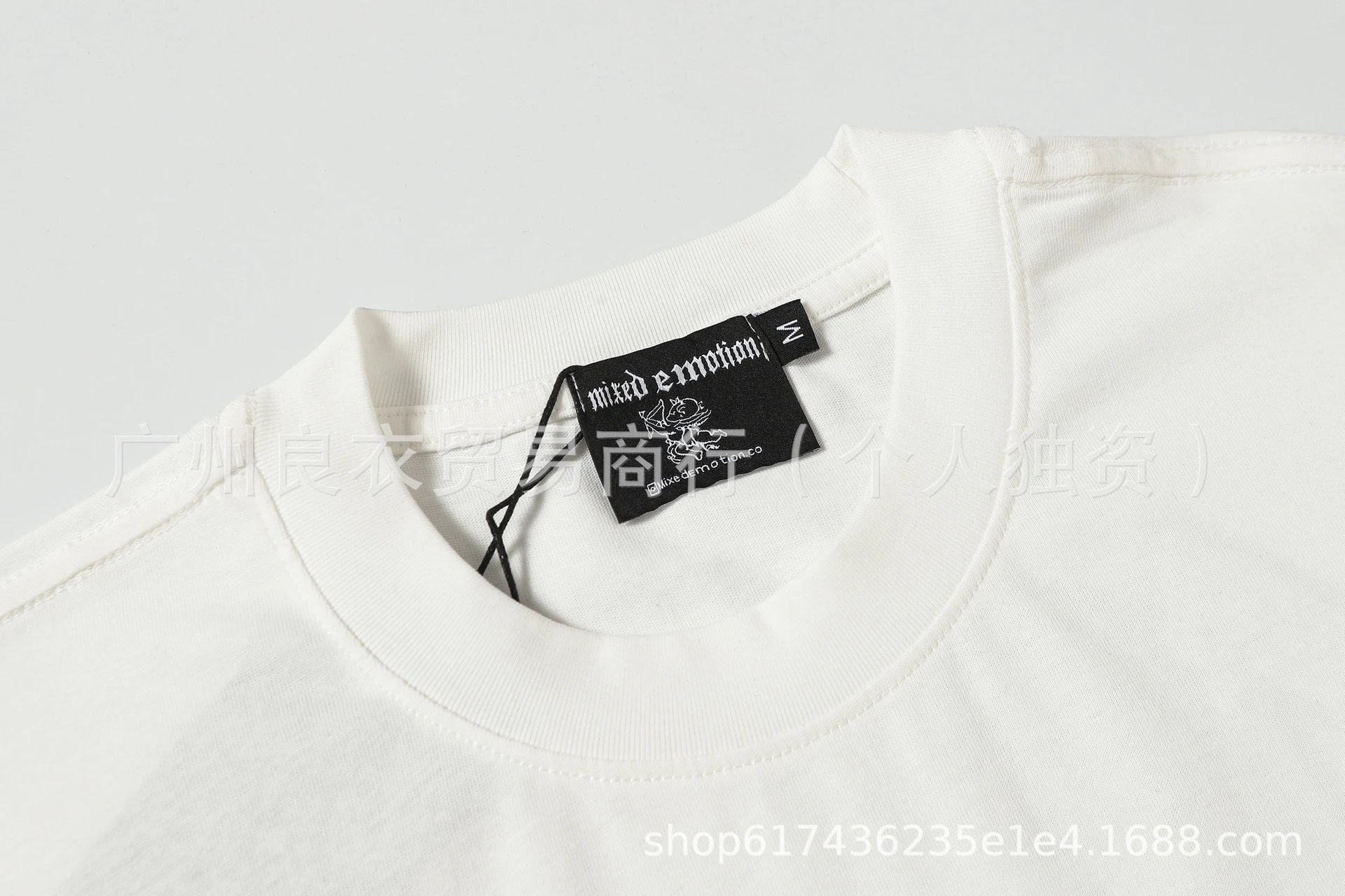 Design Emotion Graphic Print White T-Shirt T-Shirts - 14