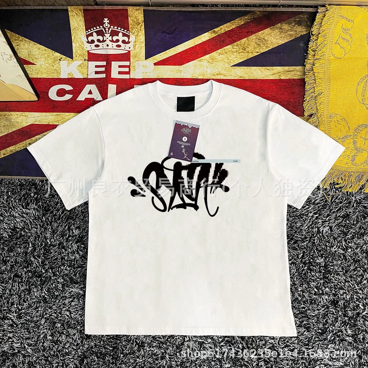 Design Graffiti Collage Black T-Shirt - 6