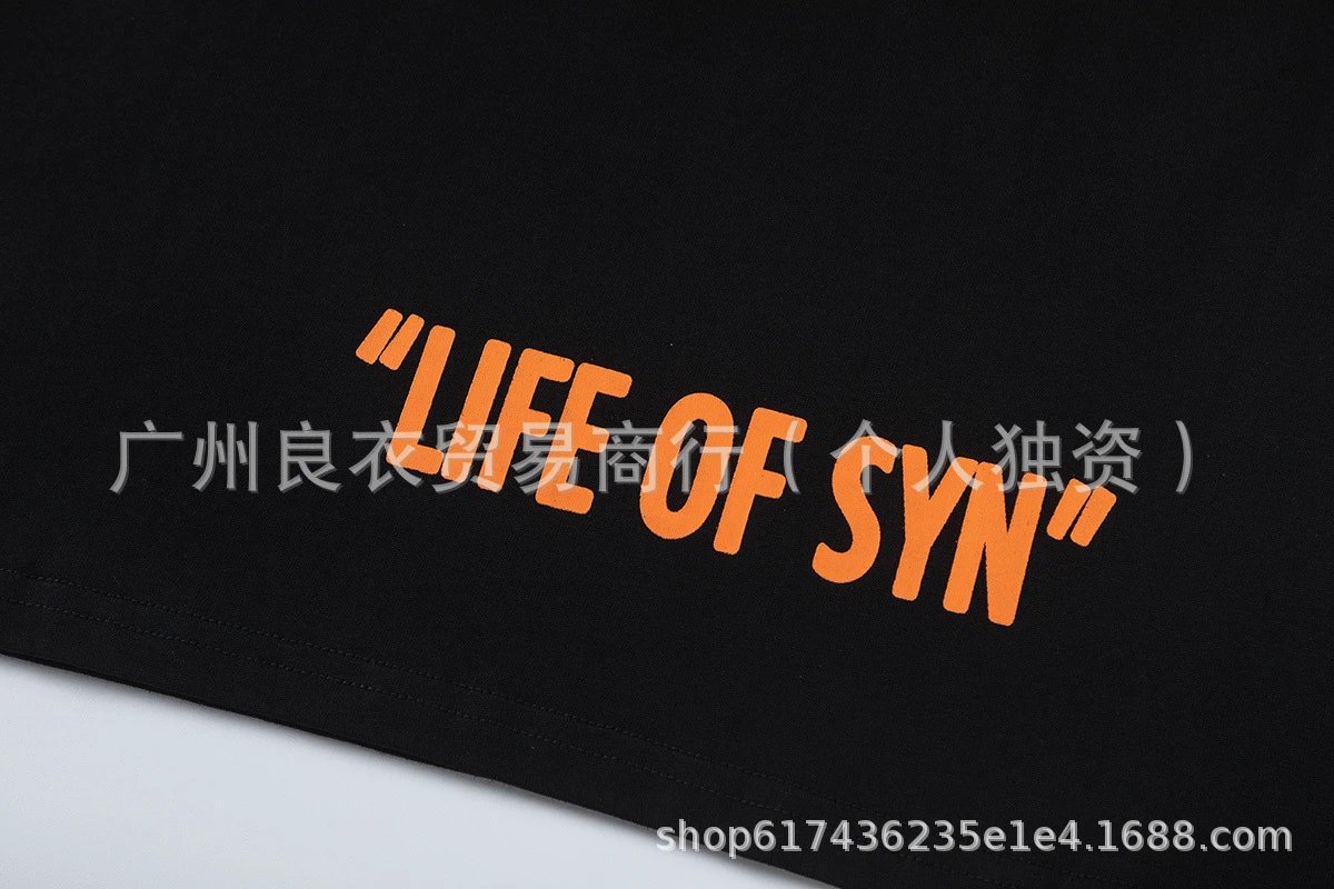Design Graphic Print Black Oversized T-Shirt - 4