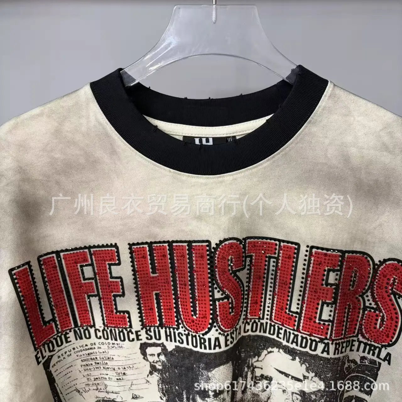 Hellstar Life Hustlers Skull Graphic Black T-Shirt - 13