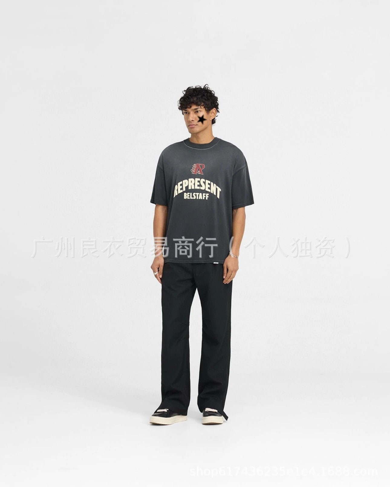 Represent Belstaff Phoenix Black T-Shirt - 13