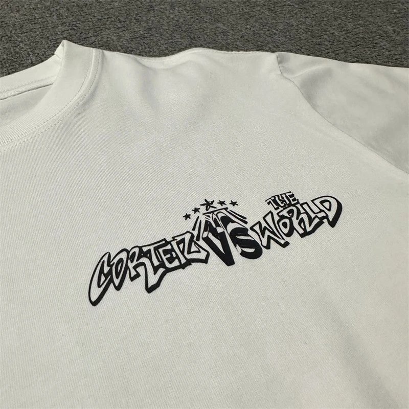 Corteiz Rules The World Black Oversized T-Shirt - 7