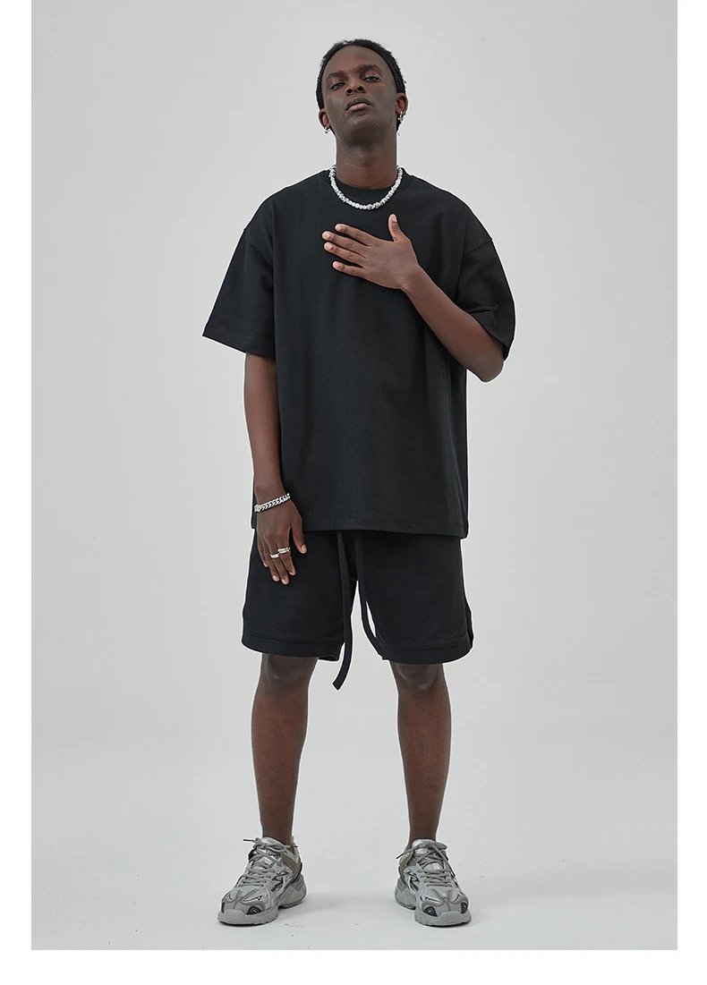 Arte Artie Master 385G Pure Cotton Oversized T-Shirt Dark Gray T-Shirts - 15