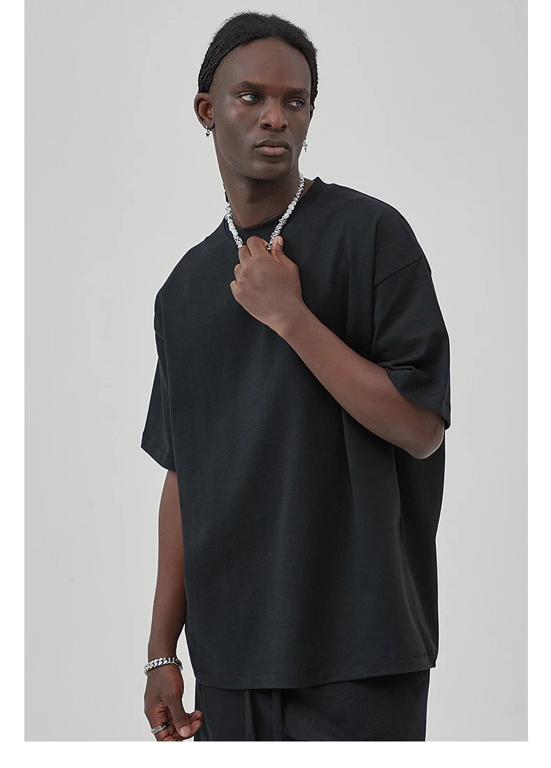 Arte Artie Master 385G Pure Cotton Oversized T-Shirt Dark Gray T-Shirts - 16