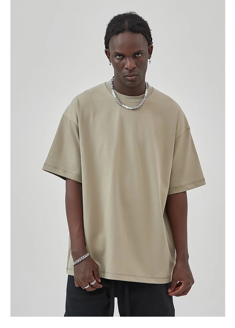 Arte Artie Master 385G Pure Cotton Oversized T-Shirt Dark Gray T-Shirts - 37