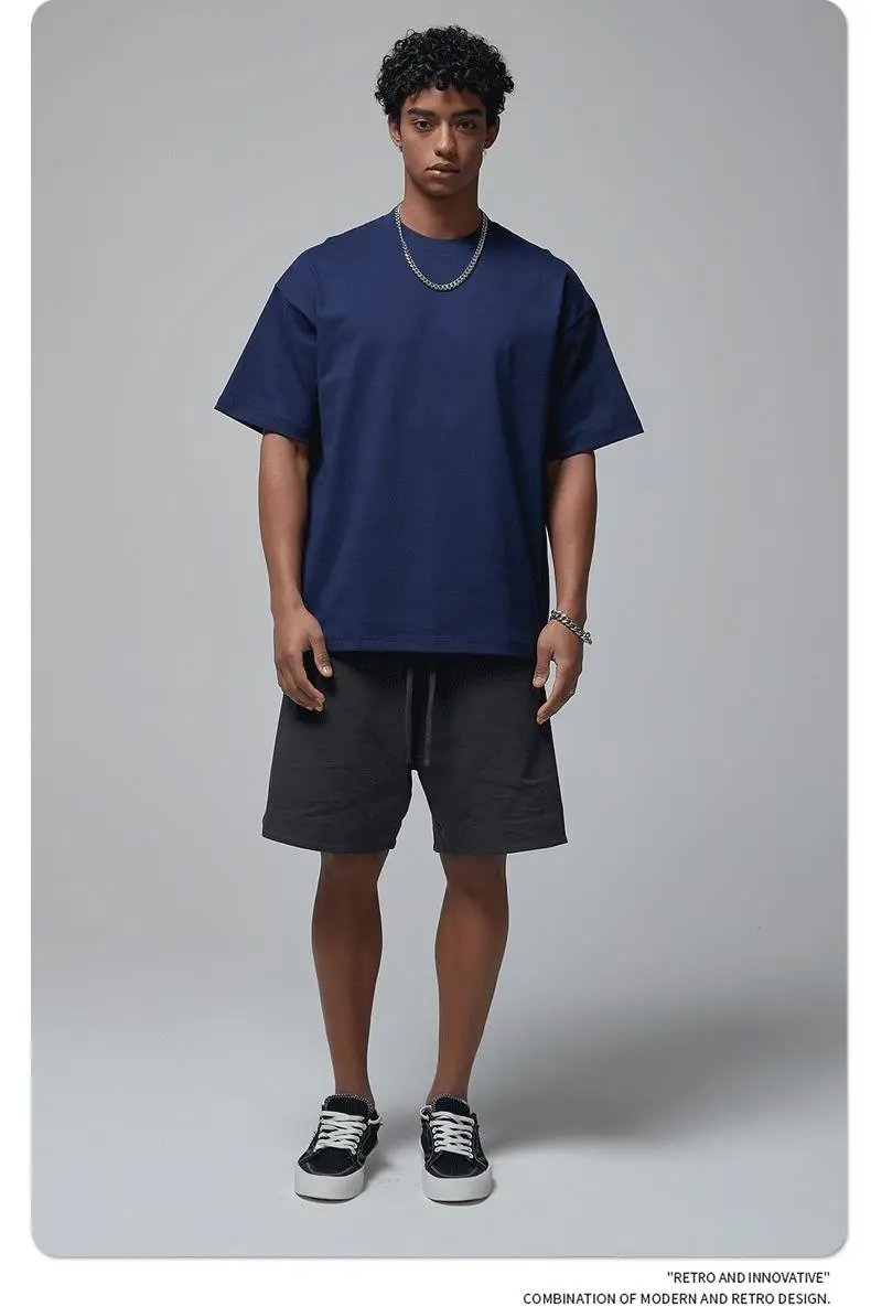 Arte Artie Master 385G Pure Cotton Oversized T-Shirt Dark Gray T-Shirts - 79