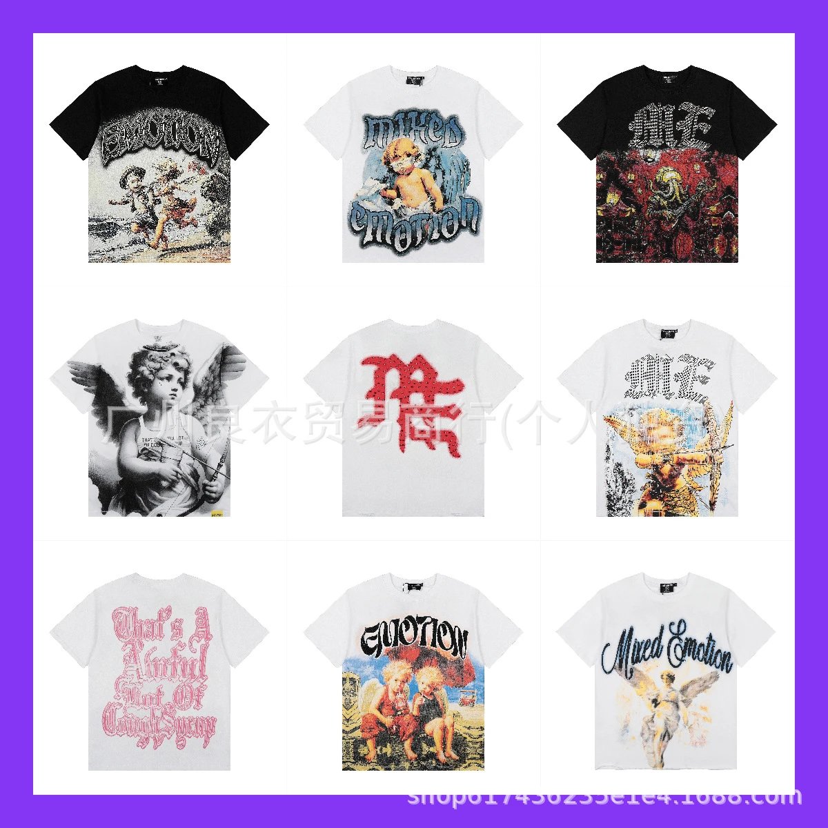 Design Mind Emotion Emotion Graphic Print Black T-Shirt T-Shirts - 2