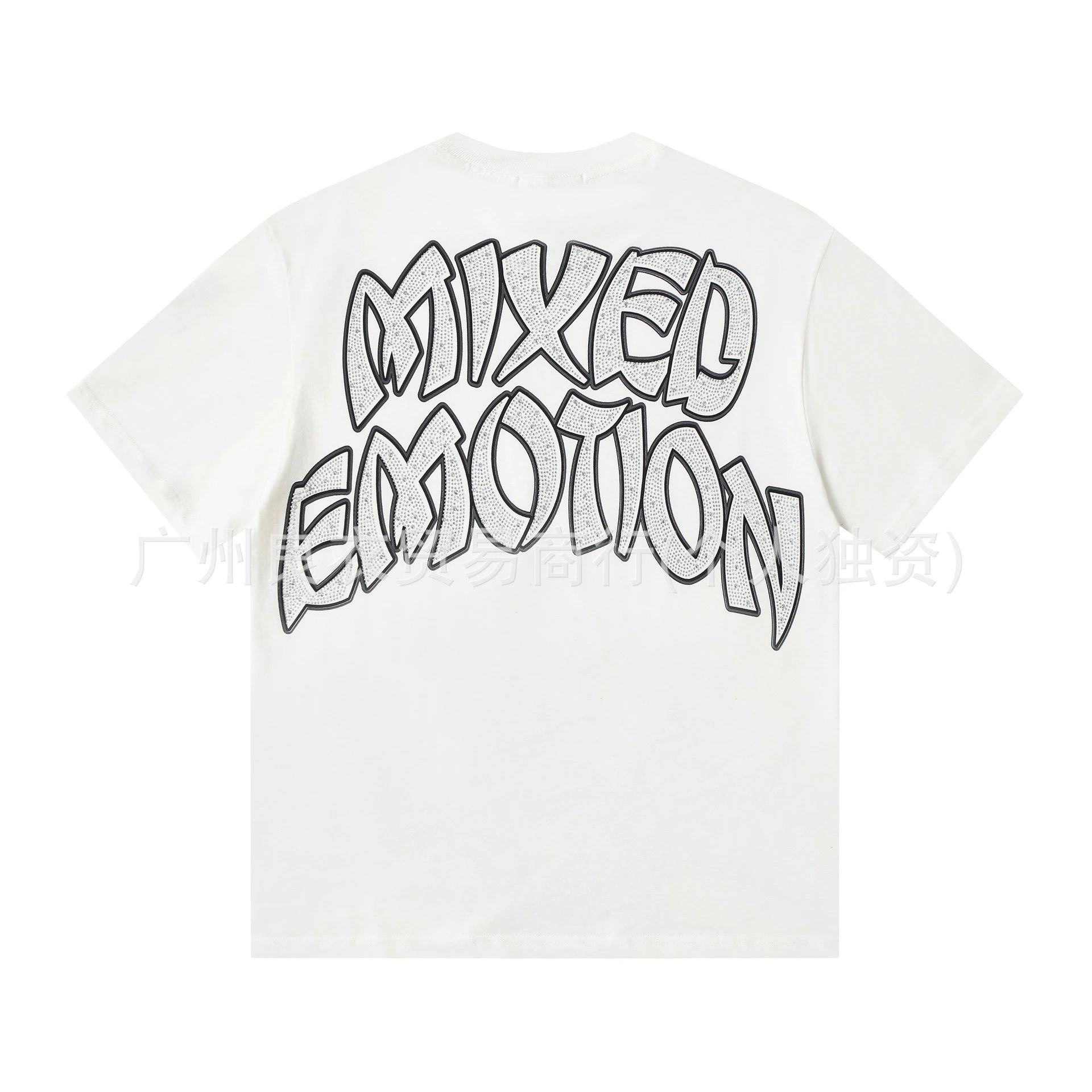 Design Mixed Emotion Alien Beach Print Beige T-Shirt T-Shirts - 5