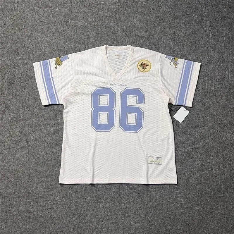 Design Checkerboard Print Soccer Jersey Peach - 8