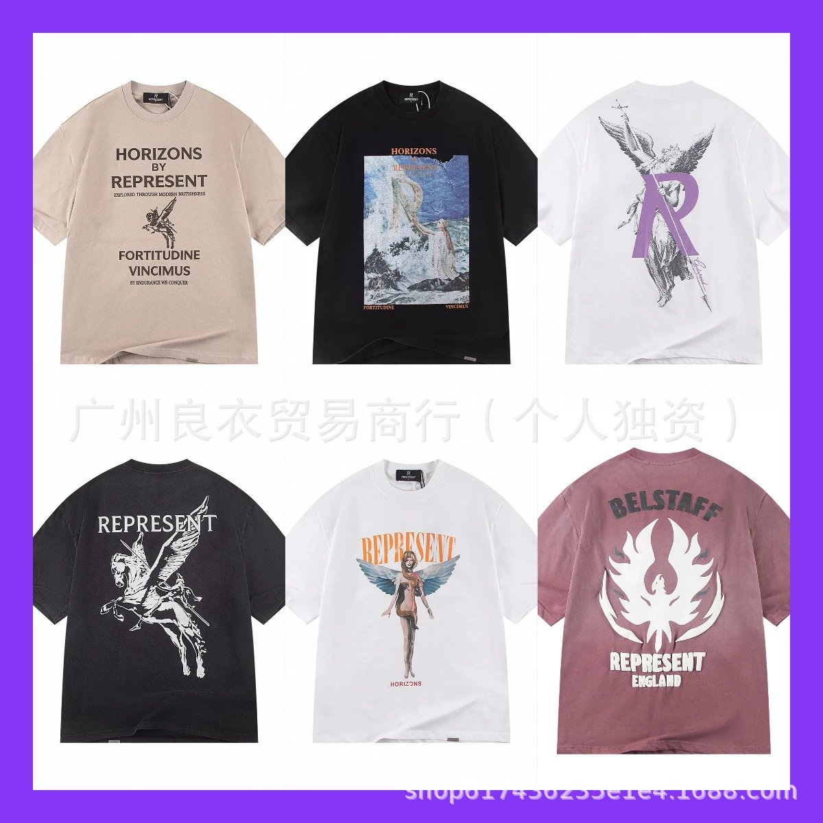 Represent Belstaff Phoenix Black T-Shirt - 2