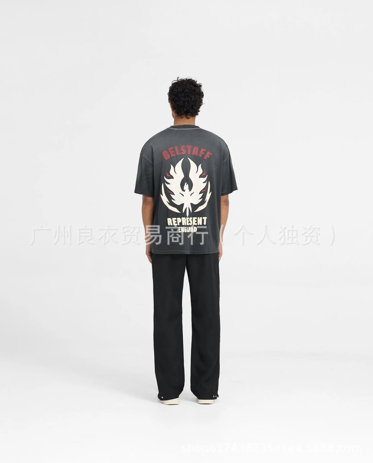 Represent Belstaff Phoenix Black T-Shirt - 12
