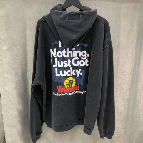 Design 'I'm Not Doing Shit Today' Distressed Black Hoodie - 33