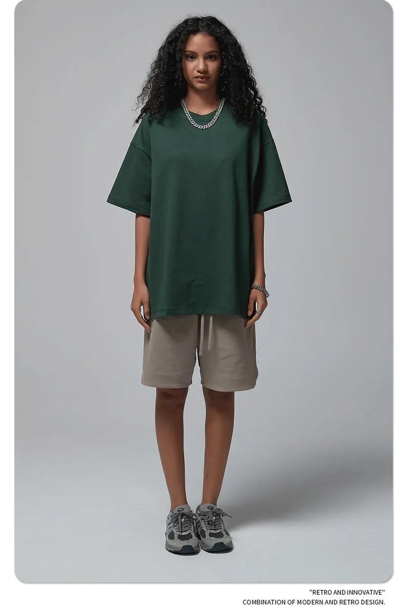 Arte Artie Master 385G Pure Cotton Oversized T-Shirt Dark Gray T-Shirts - 72