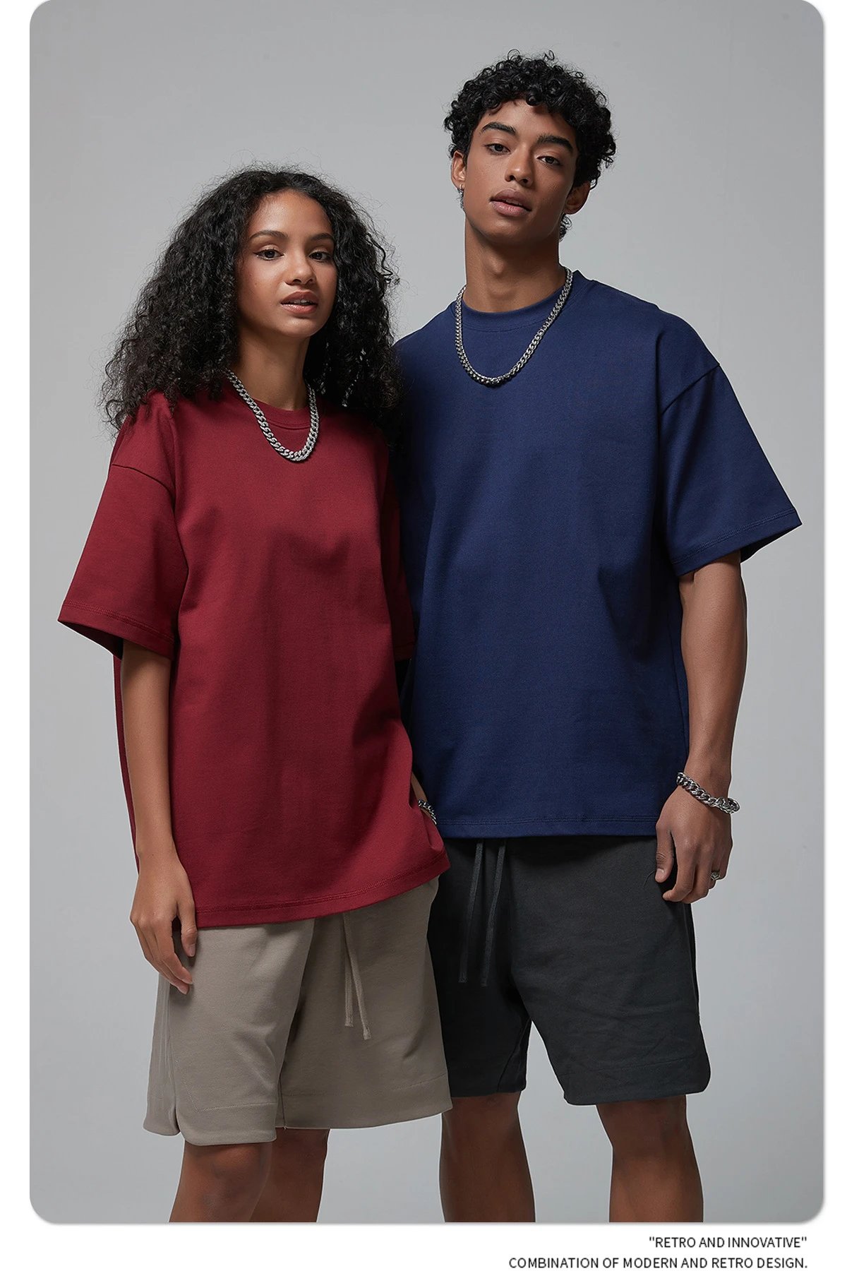 Arte Artie Master 385G Pure Cotton Oversized T-Shirt Dark Gray T-Shirts - 77