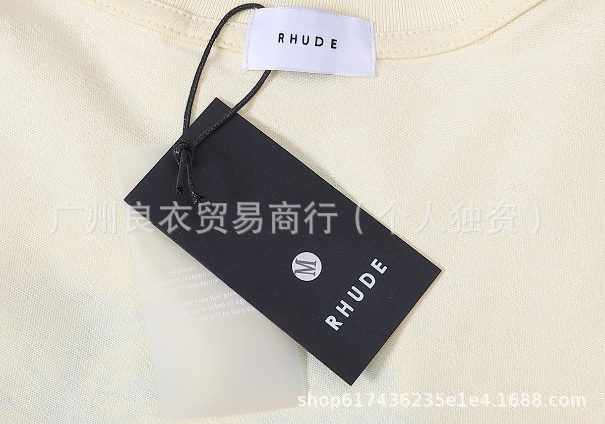 Rhude Cotswolds Crest Beige T-Shirt - 5
