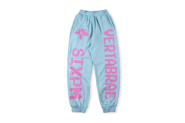 Vertabrae Trousers Elastic-Waist Graphic-Print Sweatpants product detail image 27