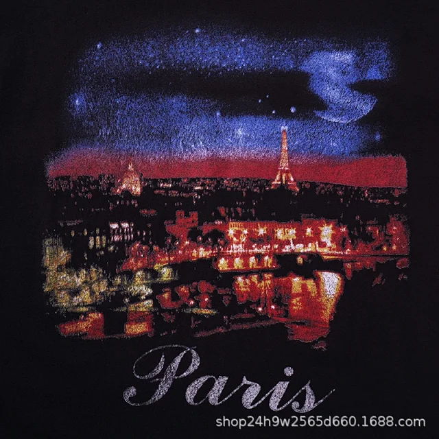 West Paris T-Shirts Cityscape Graphic product detail image 13